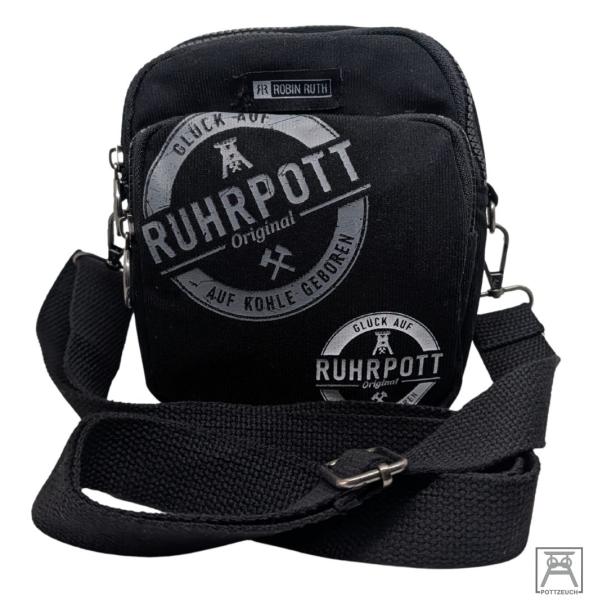 Ruhrpott Umhängetasche Auf Kohle geboren